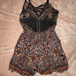 multi color romper